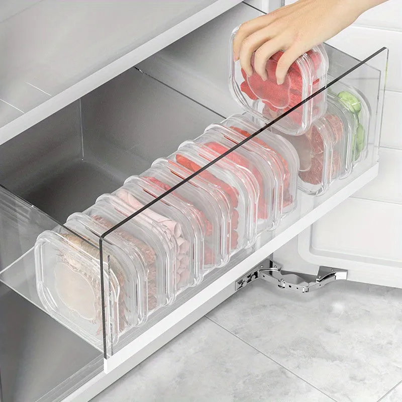 10pcs Food Grade Frozen Storage Box for Refrigerator Organization
