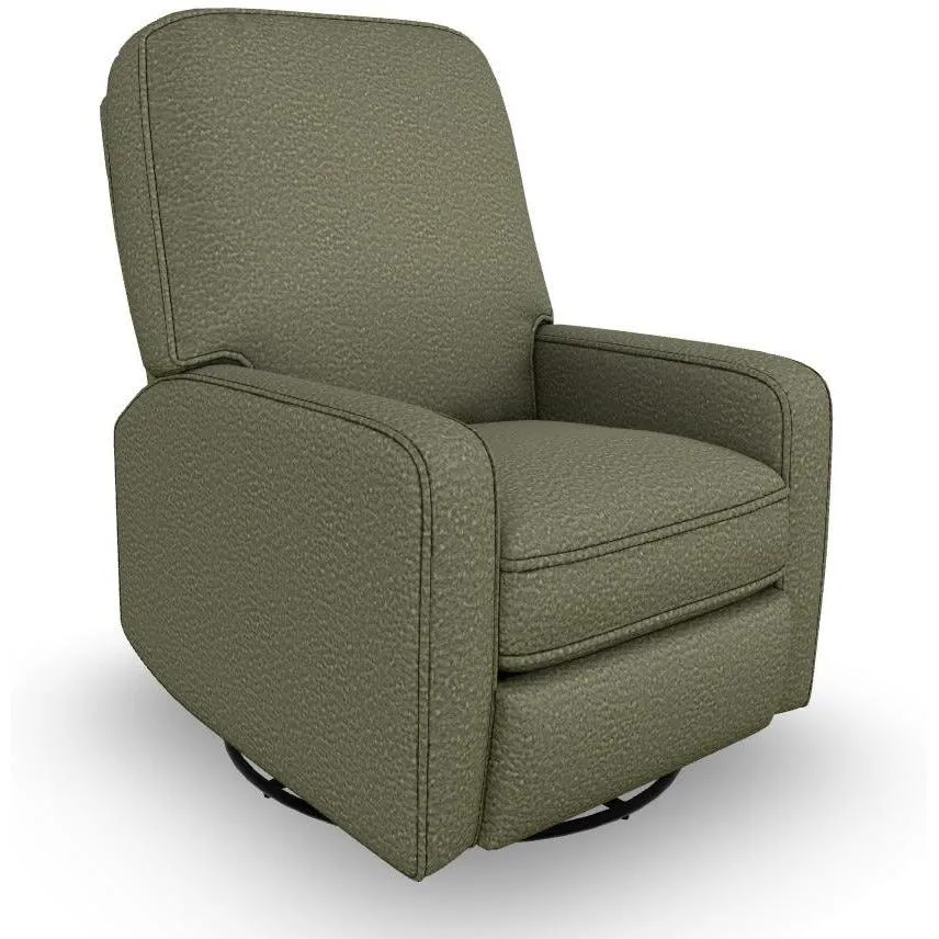 Best Chairs Bailey Swivel Glider Recliner with USB