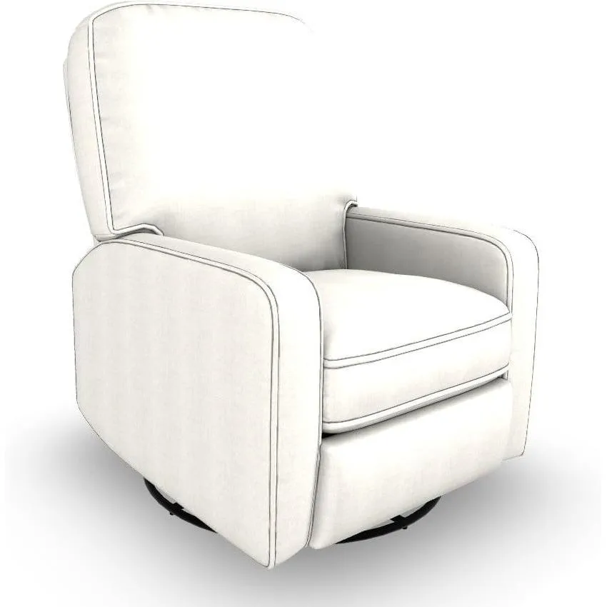 Best Chairs Bailey Swivel Glider Recliner with USB