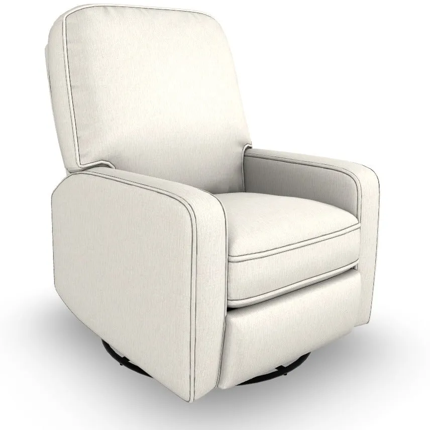 Best Chairs Bailey Swivel Glider Recliner with USB