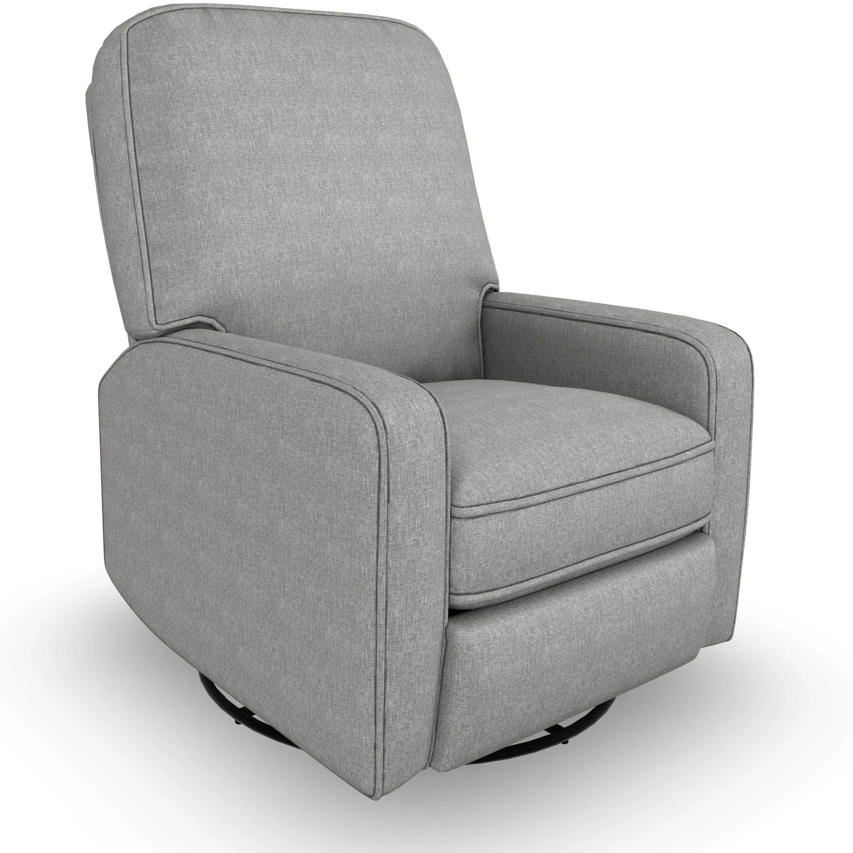 Best Chairs Bailey Swivel Glider Recliner with USB