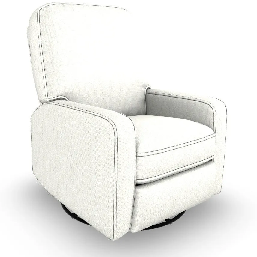 Best Chairs Bailey Swivel Glider Recliner with USB