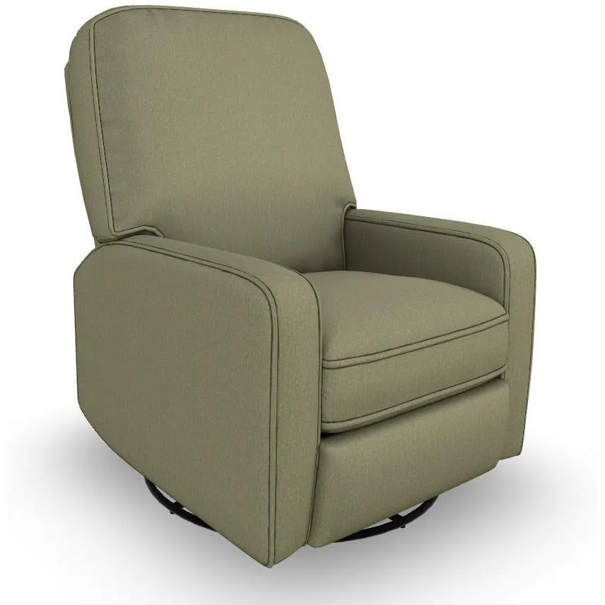 Best Chairs Bailey Swivel Glider Recliner with USB
