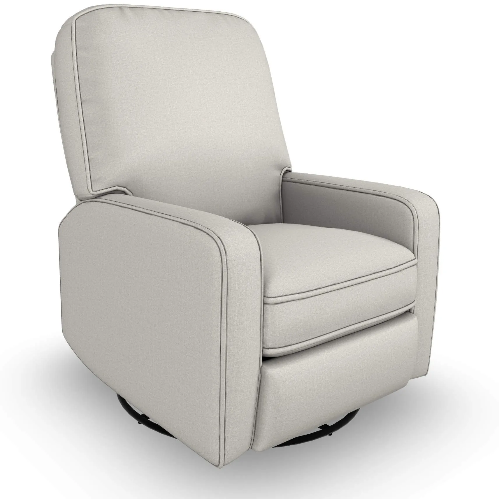Best Chairs Bailey Swivel Glider Recliner with USB