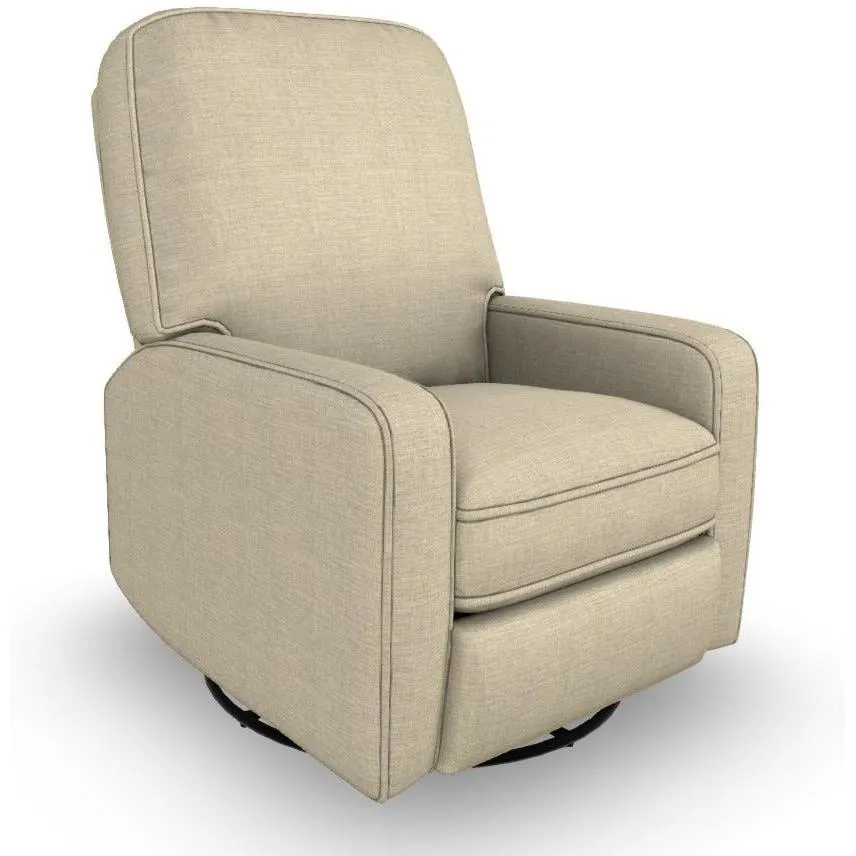 Best Chairs Bailey Swivel Glider Recliner with USB