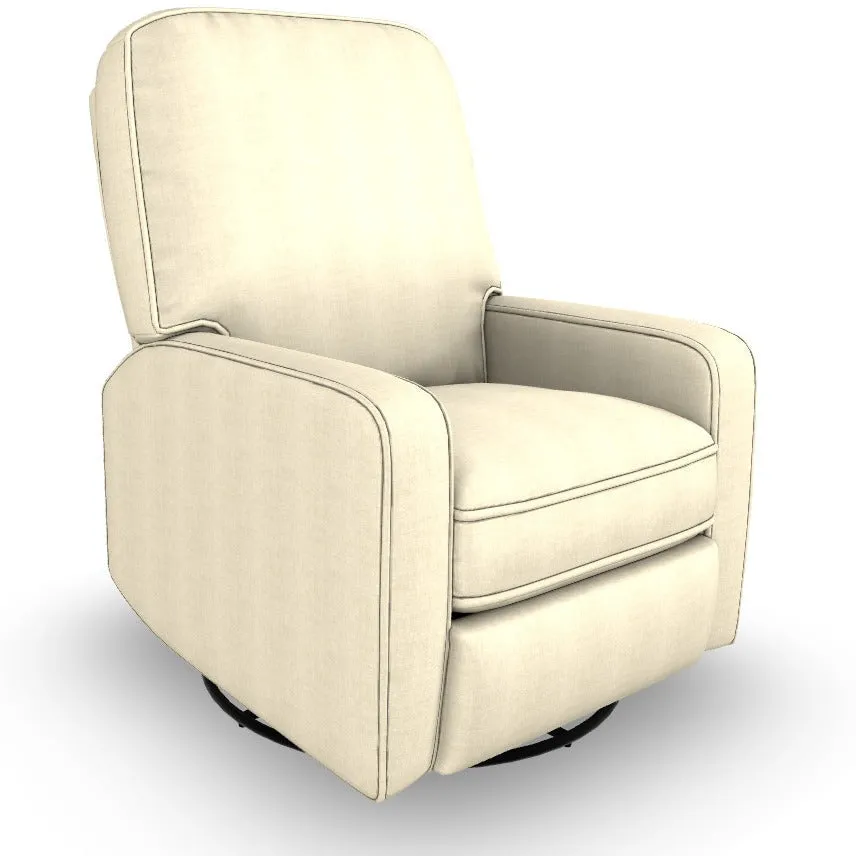 Best Chairs Bailey Swivel Glider Recliner with USB