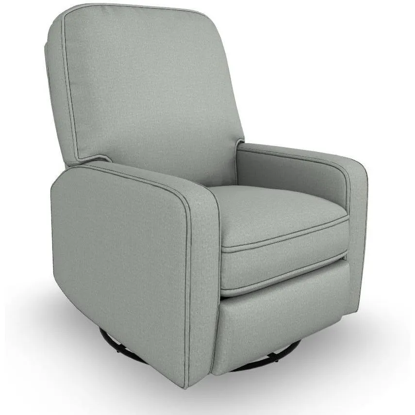 Best Chairs Bailey Swivel Glider Recliner with USB