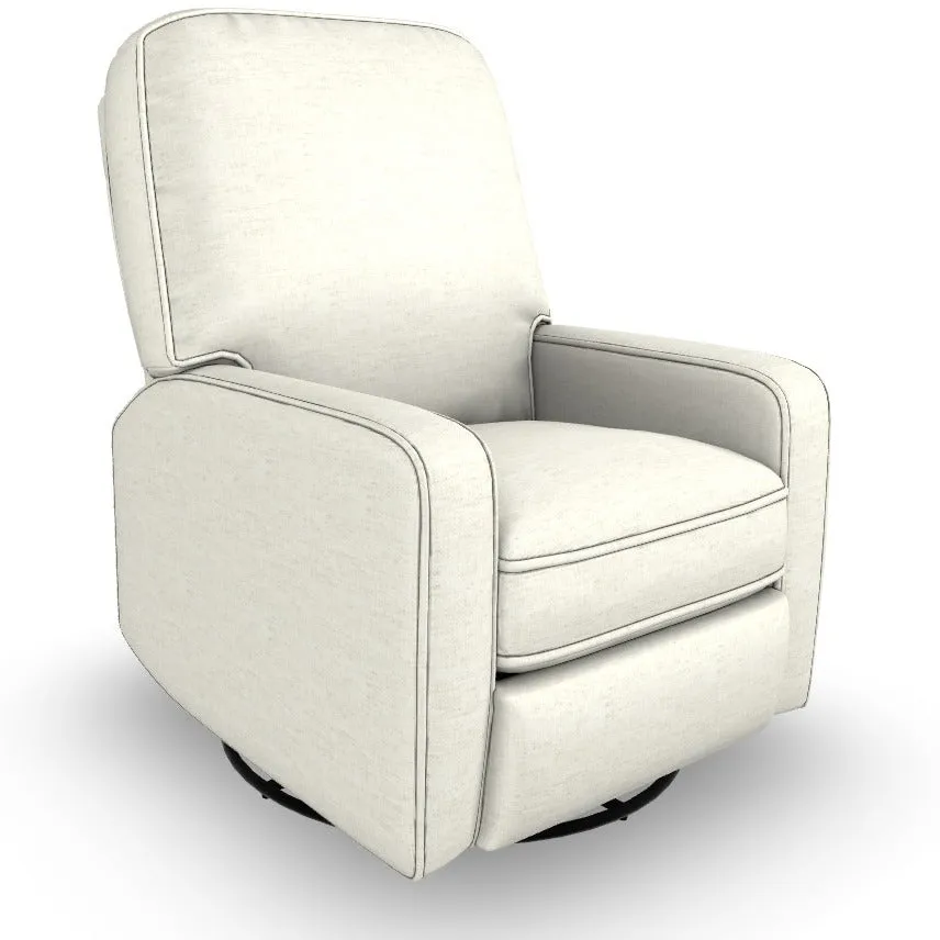 Best Chairs Bailey Swivel Glider Recliner with USB