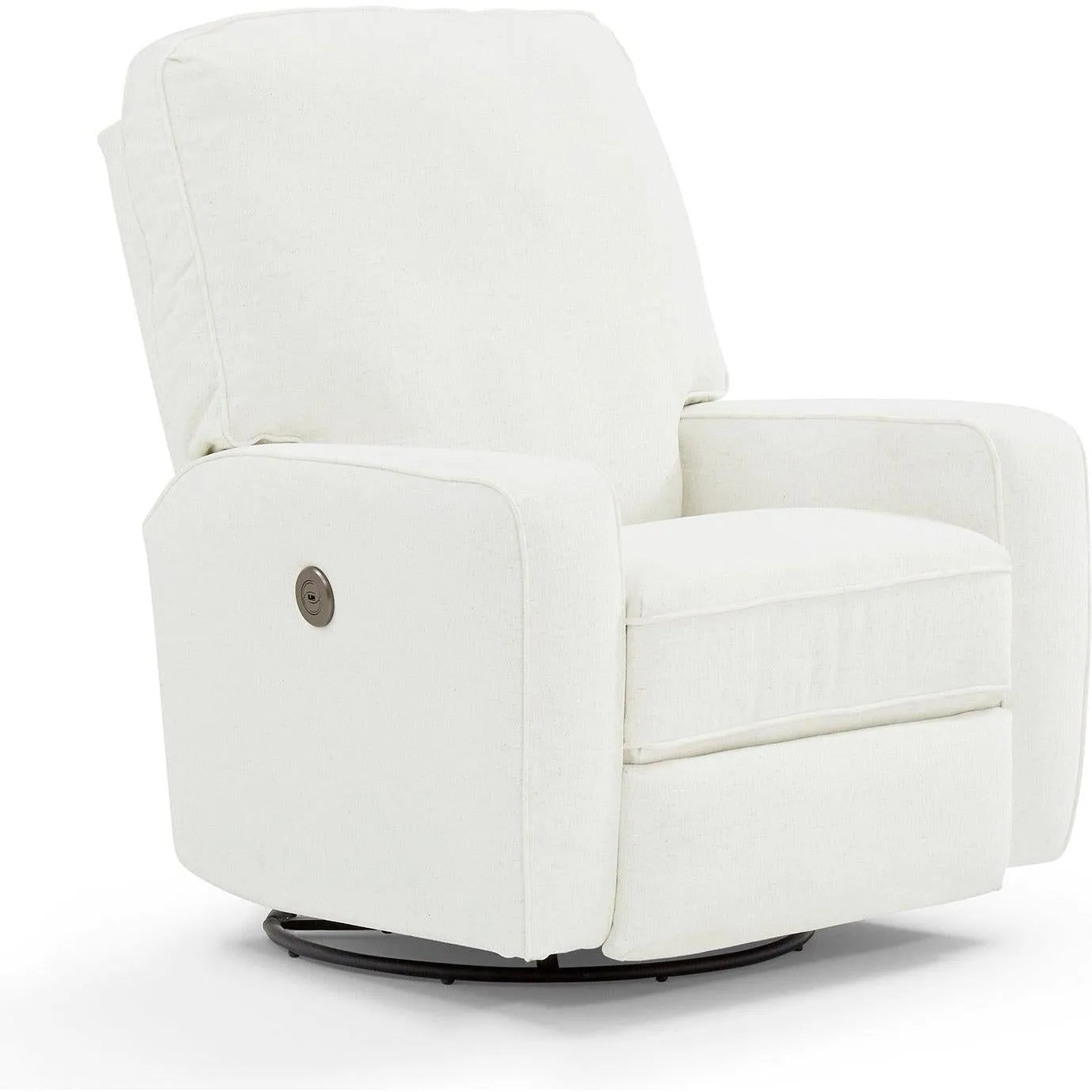 Best Chairs Bailey Swivel Glider Recliner with USB