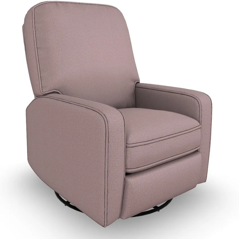 Best Chairs Bailey Swivel Glider Recliner with USB