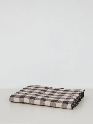 Gingham Linen Table Cloth | Fusain