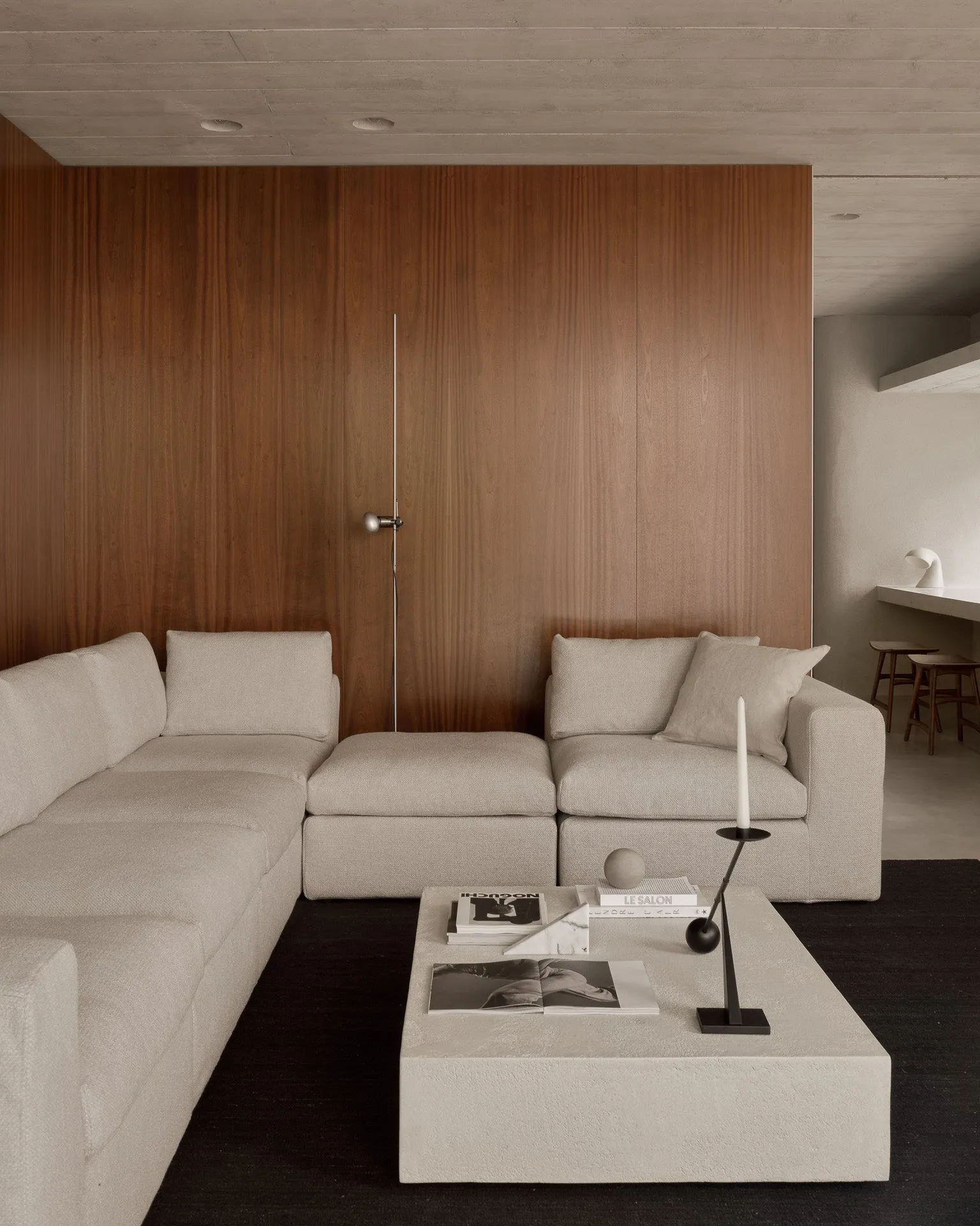 Mellow Sofa End Seater - Ivory