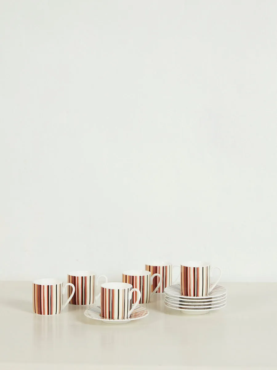 Missoni Jenkins (148) Espresso Cup & Saucer - Set of 6