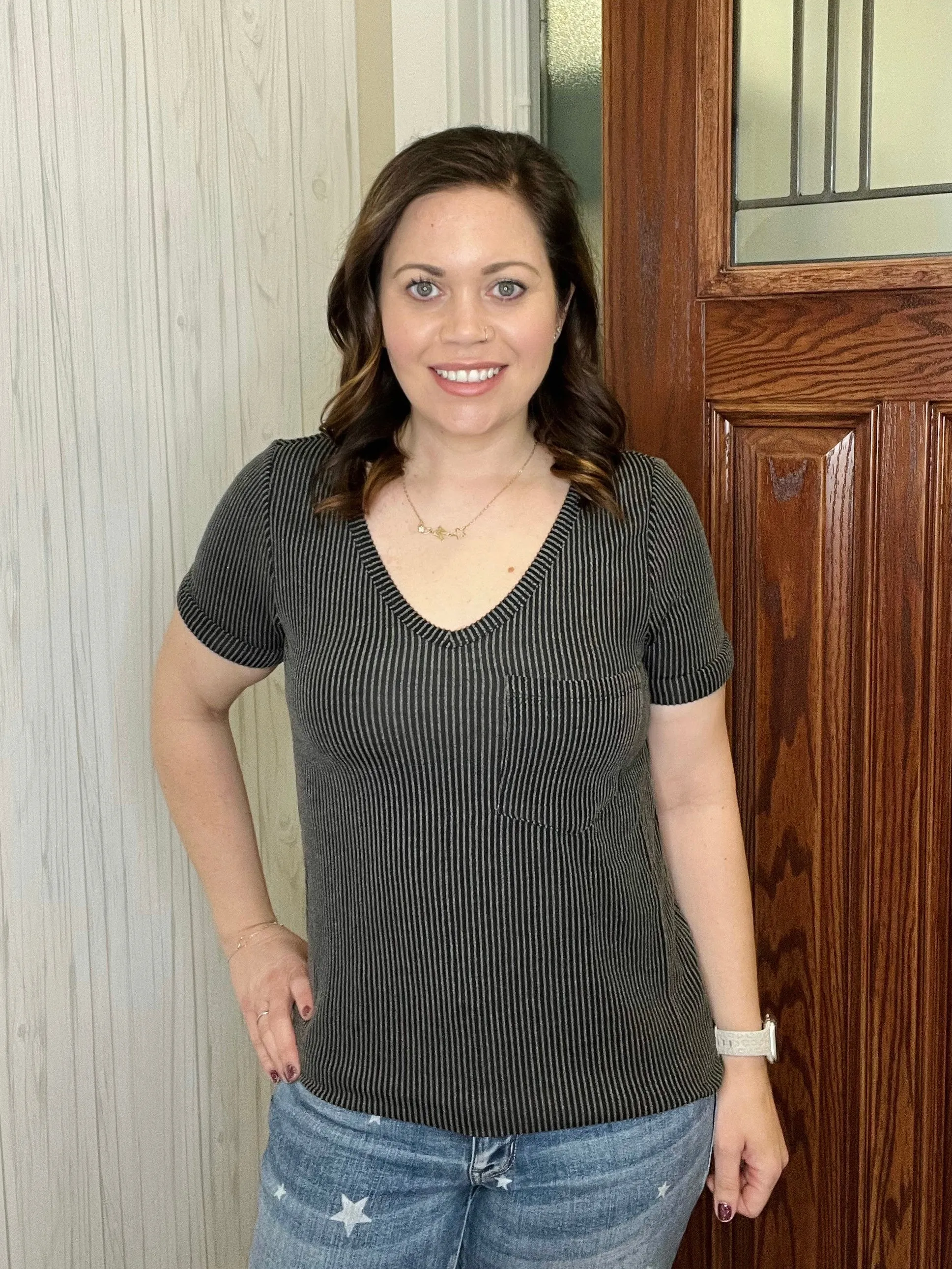 One Way Ribbed Top FINAL SALE