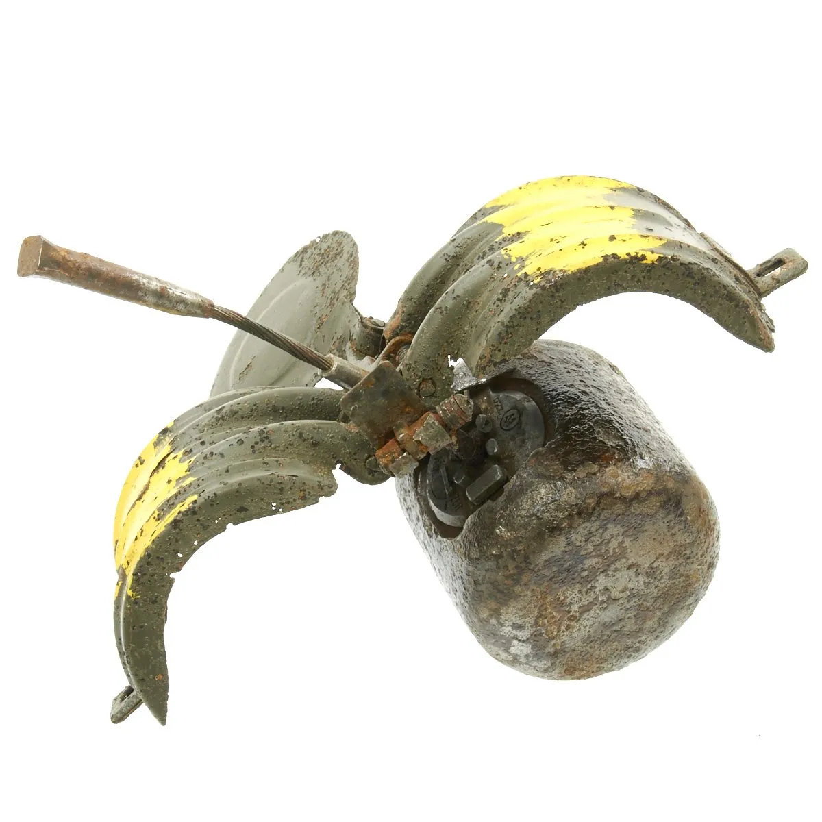 Original German WWII Inert Butterfly Bomb SD-2 Sprengbombe Dickwandig 2 kg - Dated 1941