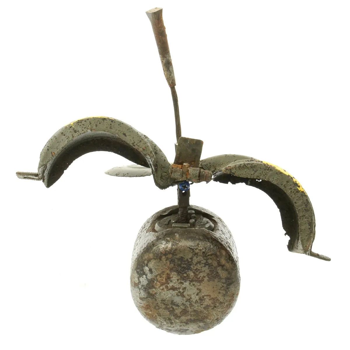 Original German WWII Inert Butterfly Bomb SD-2 Sprengbombe Dickwandig 2 kg - Dated 1941