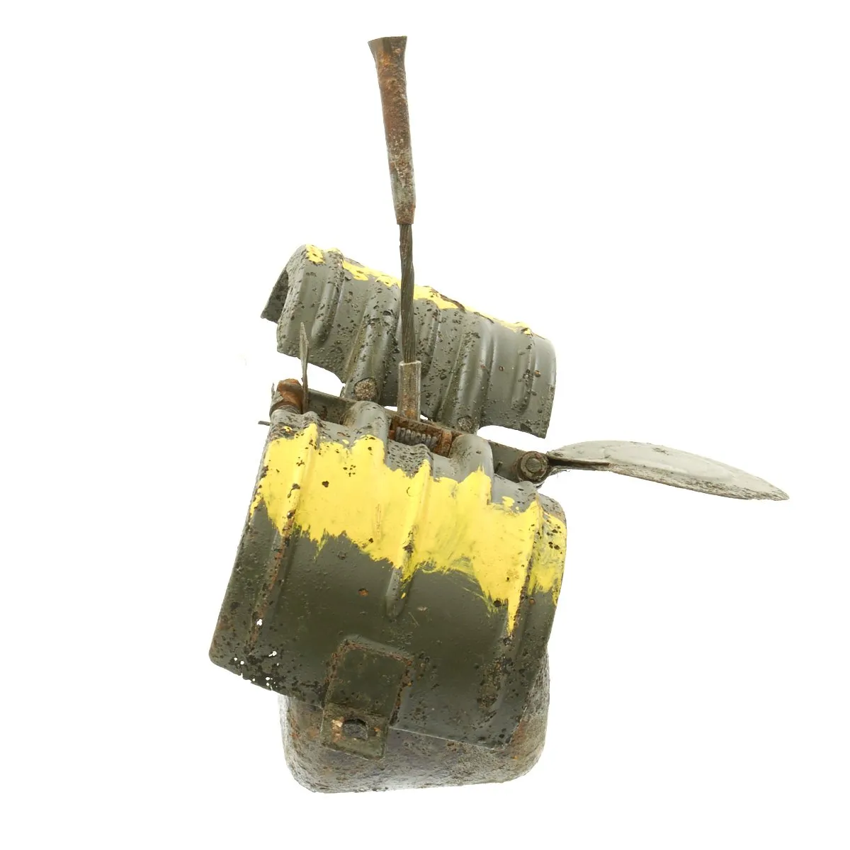 Original German WWII Inert Butterfly Bomb SD-2 Sprengbombe Dickwandig 2 kg - Dated 1941