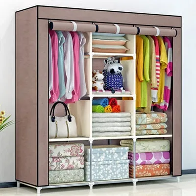 Portable Wardrobe Closet Storage Organizer