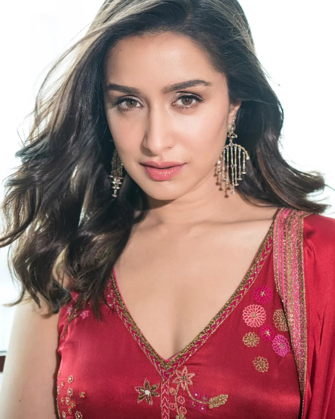 Shraddha Kapoor Red Kurta Set