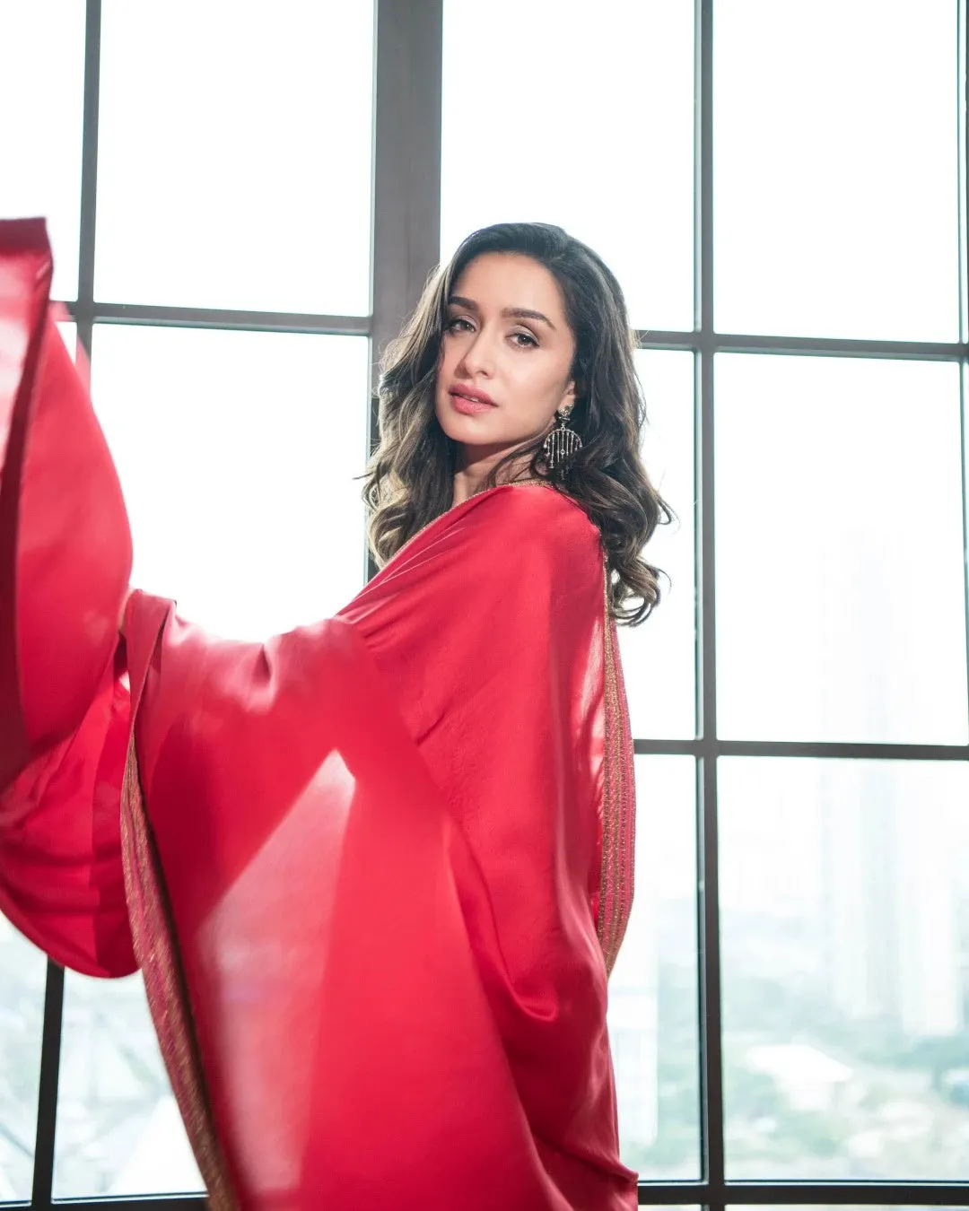 Shraddha Kapoor Red Kurta Set