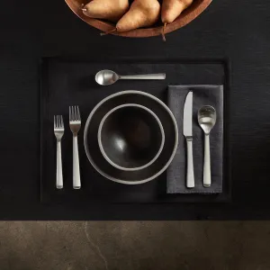 Solid Linen Table Napkin - Titan
