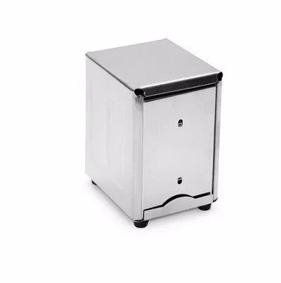 Thunder Group SLNH002 Stainless Steel Standard Fold 3 3/4" X 4 3/8" X 5 3/4" Napkin Dispenser