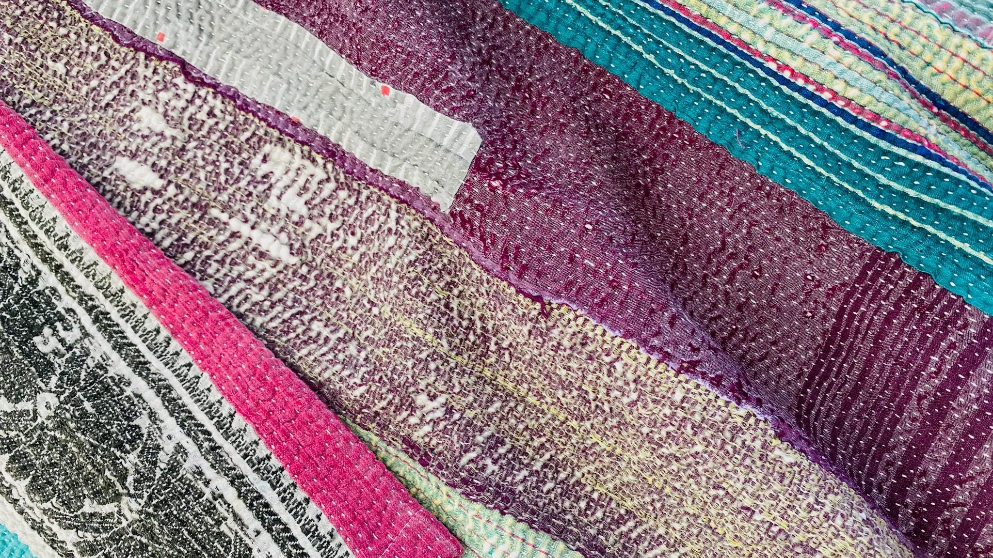 Vintage Kantha Wrap Jacket. 0330