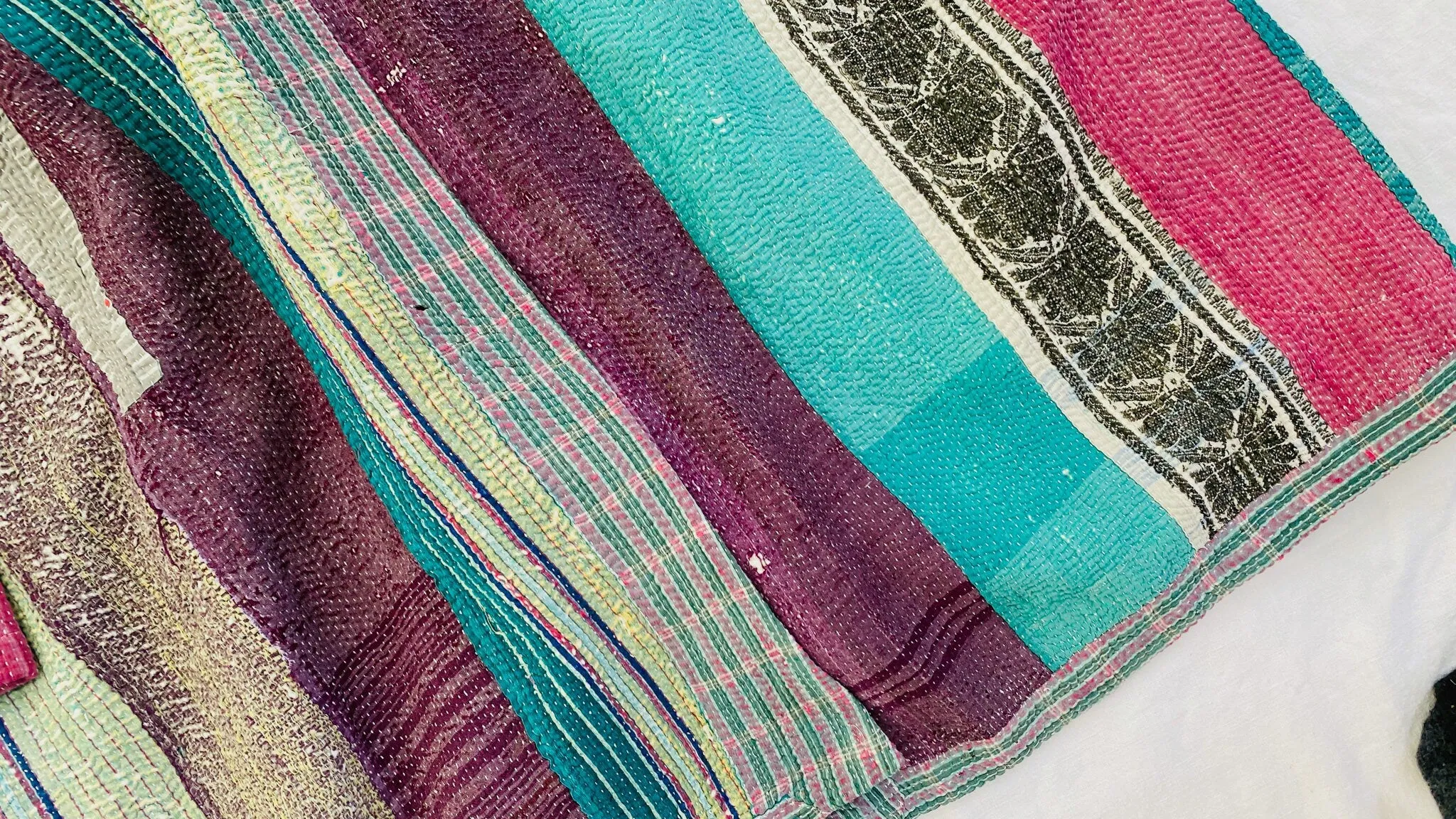 Vintage Kantha Wrap Jacket. 0330