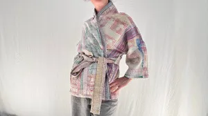 Vintage Kantha Wrap Jacket. 0564