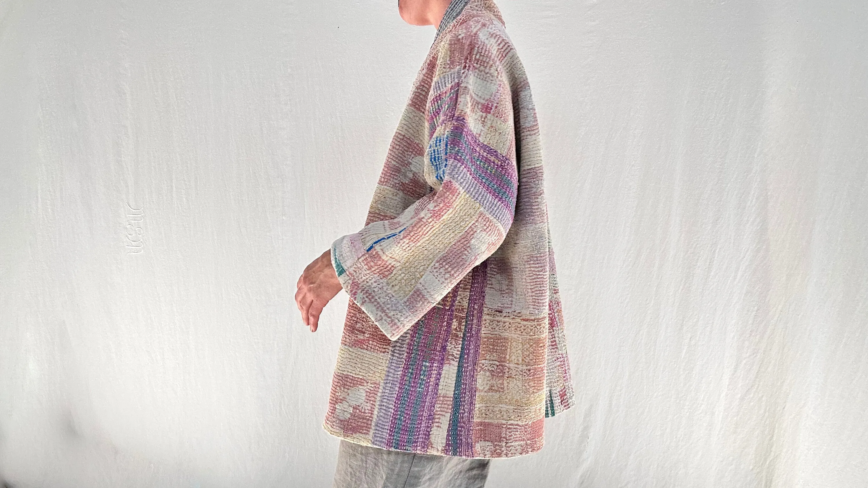 Vintage Kantha Wrap Jacket. 0564